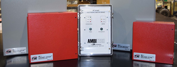 Ambitech Electronic motor brakes product lineup